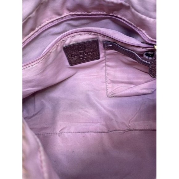 Cole Haan Zipper Snap Rose Leather Shoulder Bag - Picture 8 of 10